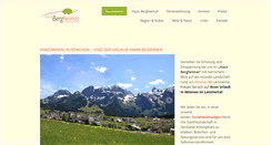 Desktop Screenshot of hausbergheimat.com